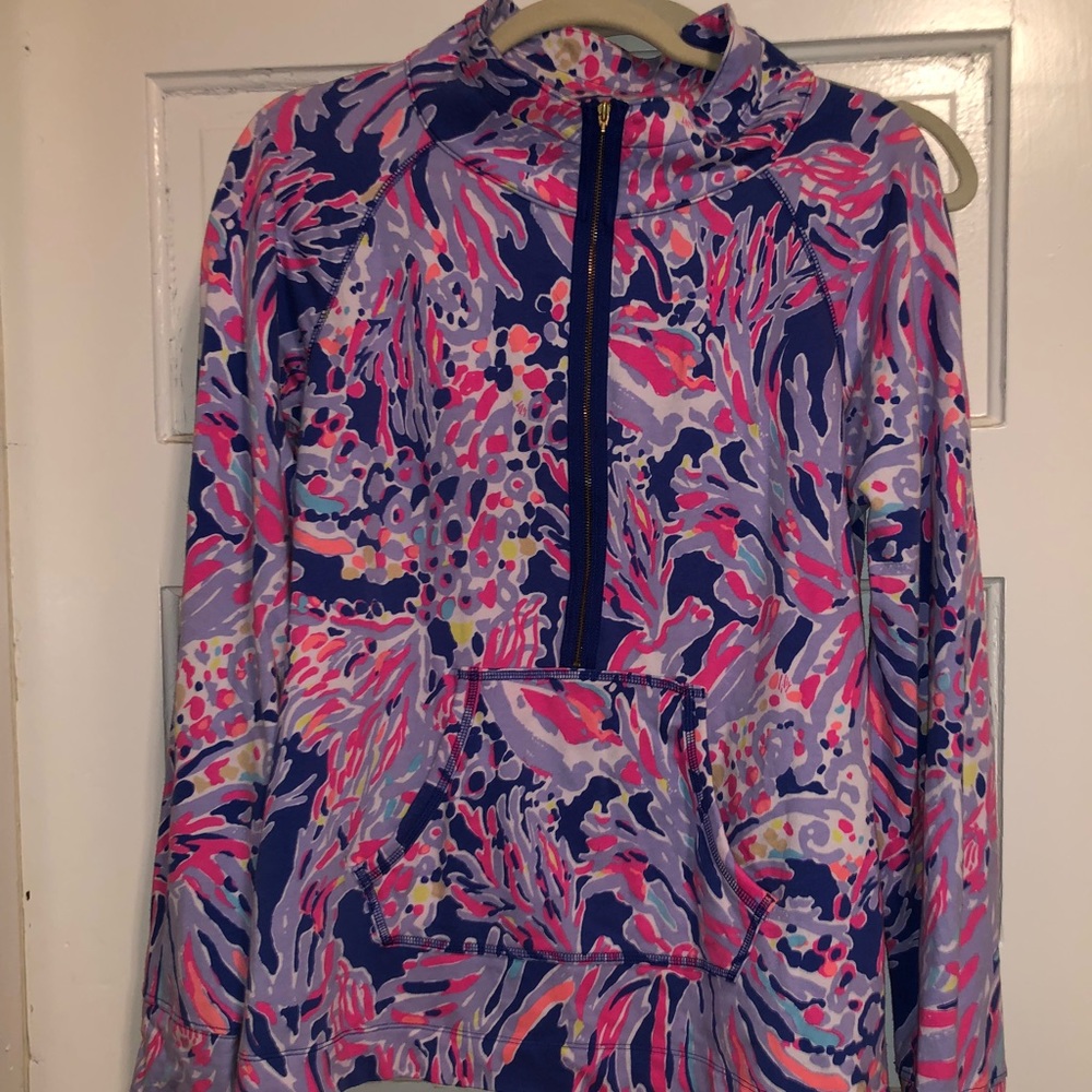 Lilly Pulitzer shrimply chic popover sz large